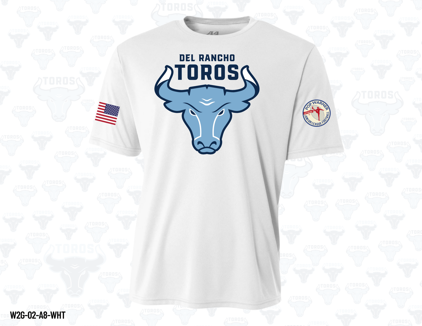 ADULT - Vintage Gridiron Tee – Del Rancho Toros Edition