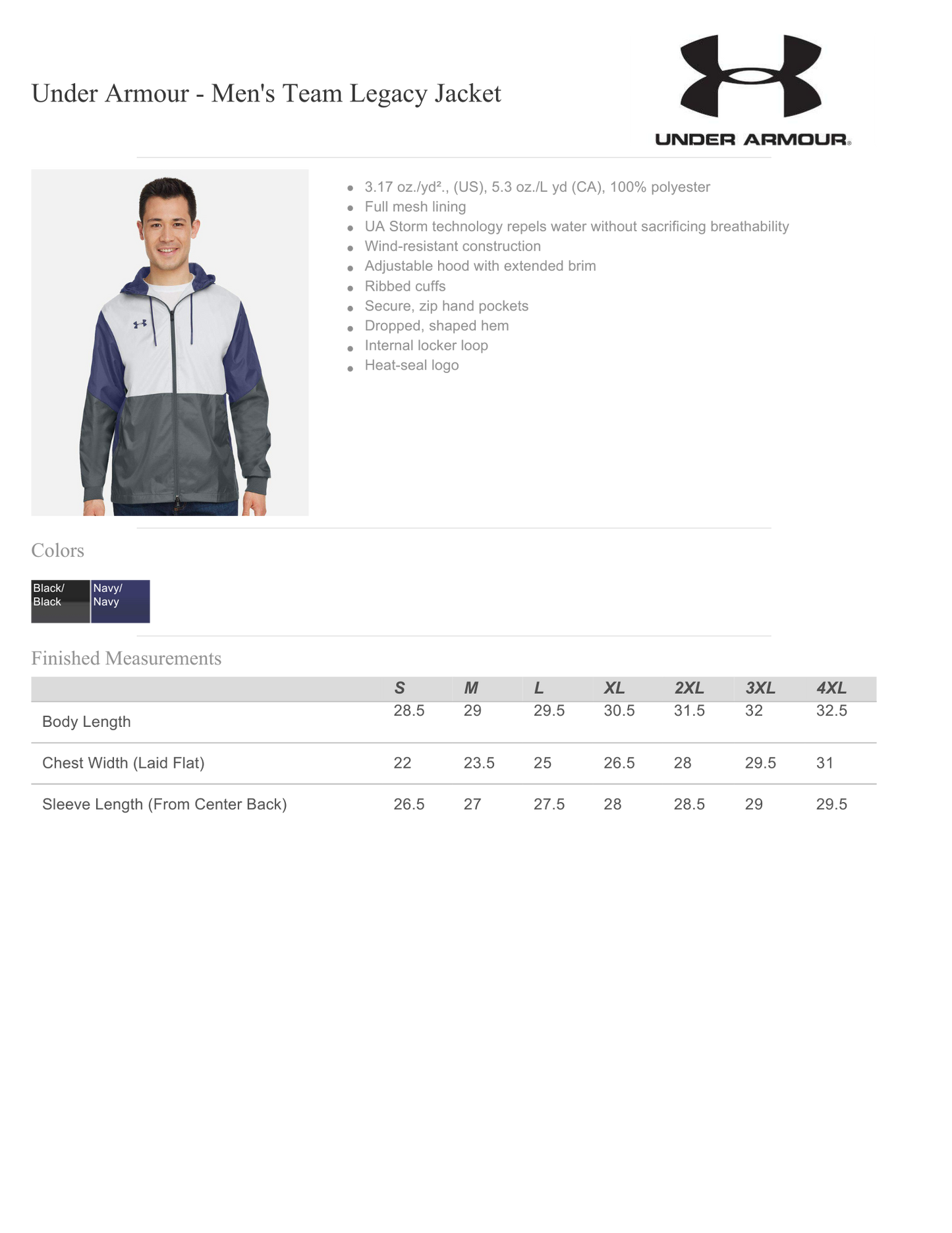 Del Rancho Football Under Armour® Storm Jacket