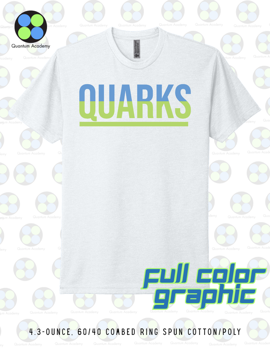 Quantum Academy “QUARKS” Full-Color Graphic Tee