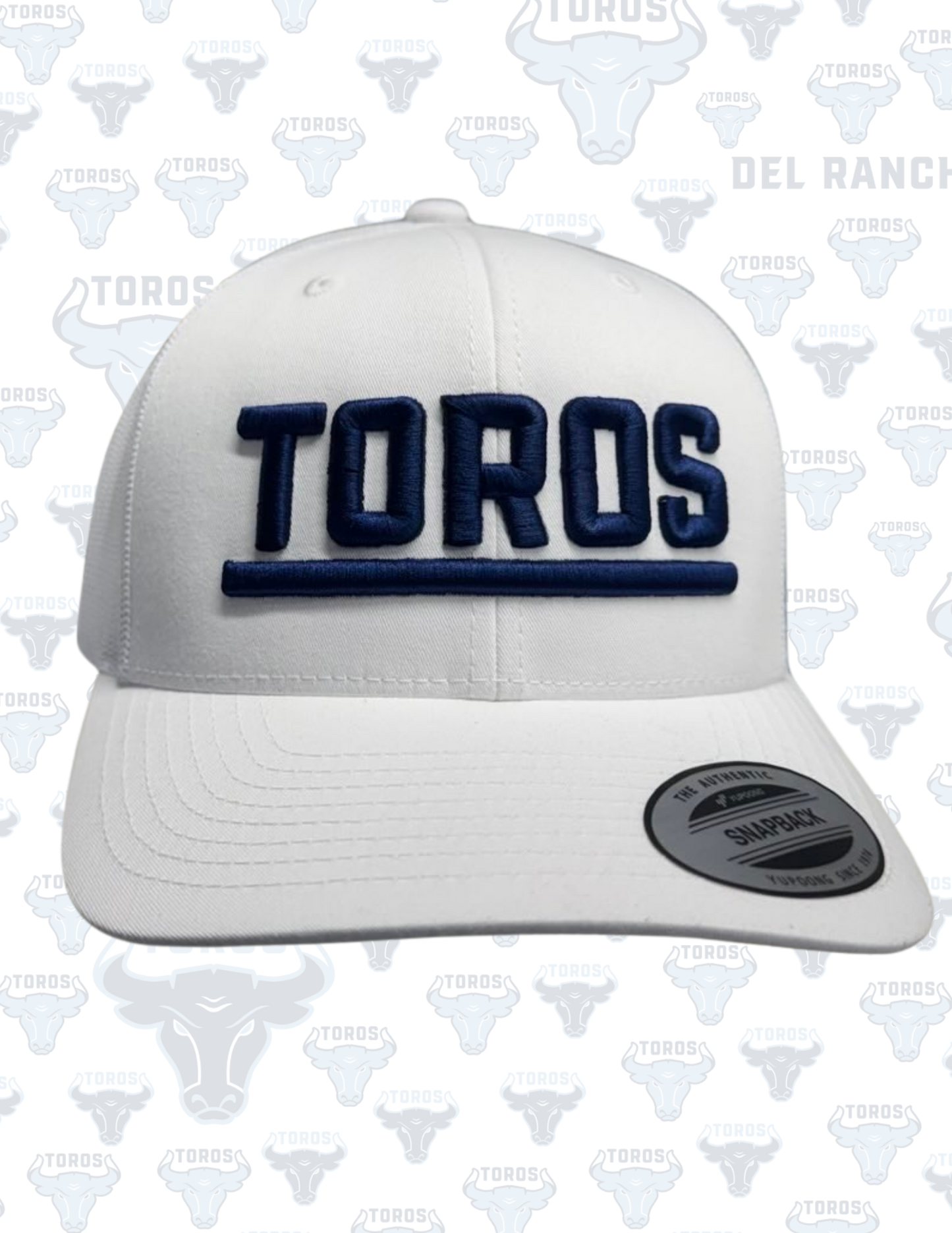 Del Rancho Toros 3D Puff Embroidered Hat