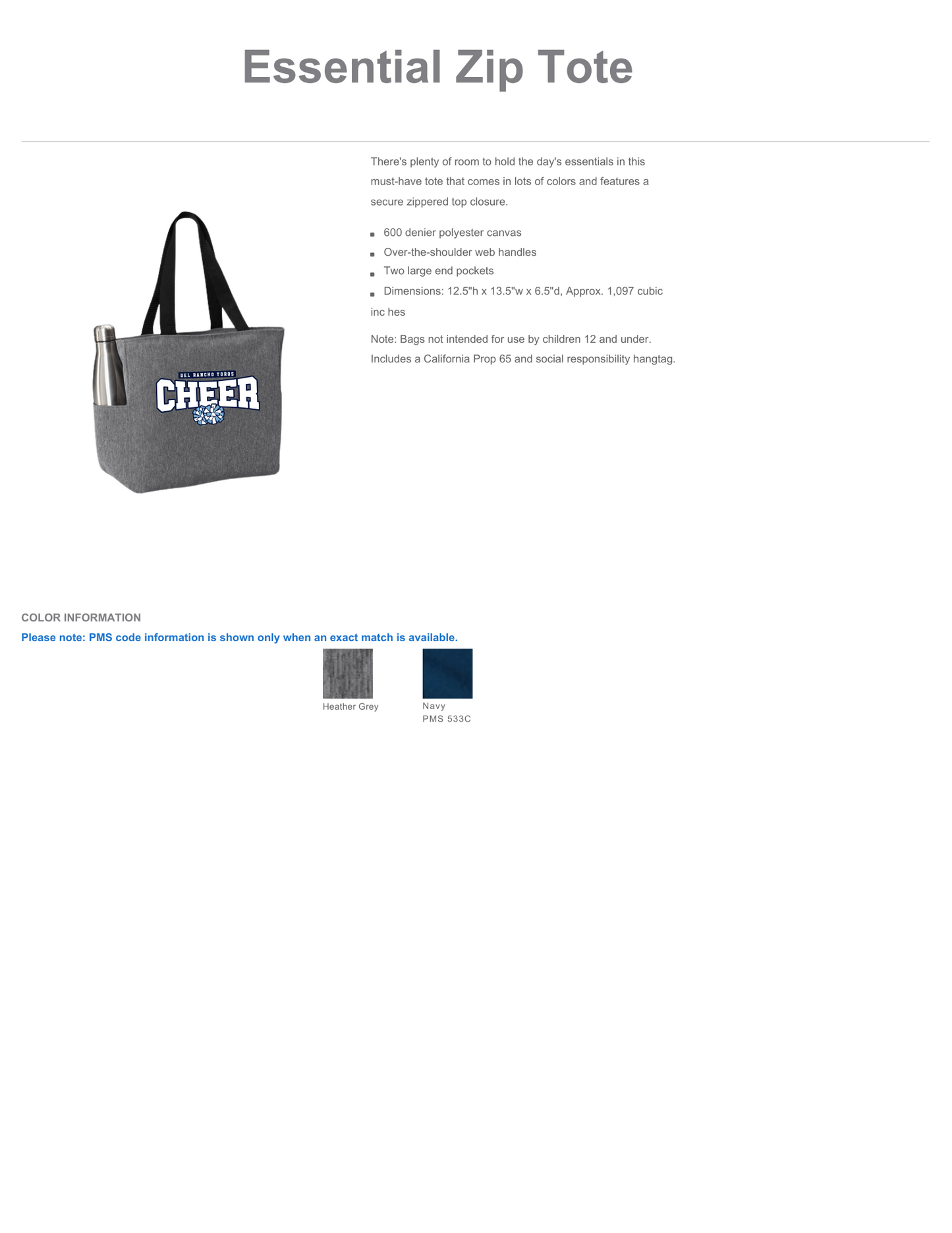 Del Rancho Spirit Tote