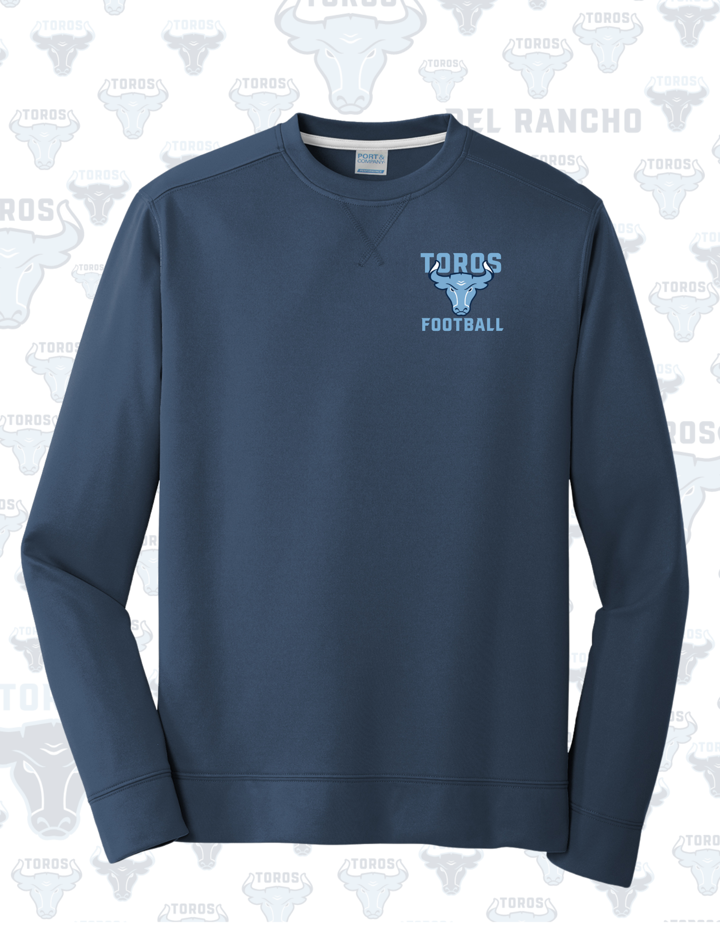 Del Rancho Football Performance Crewneck