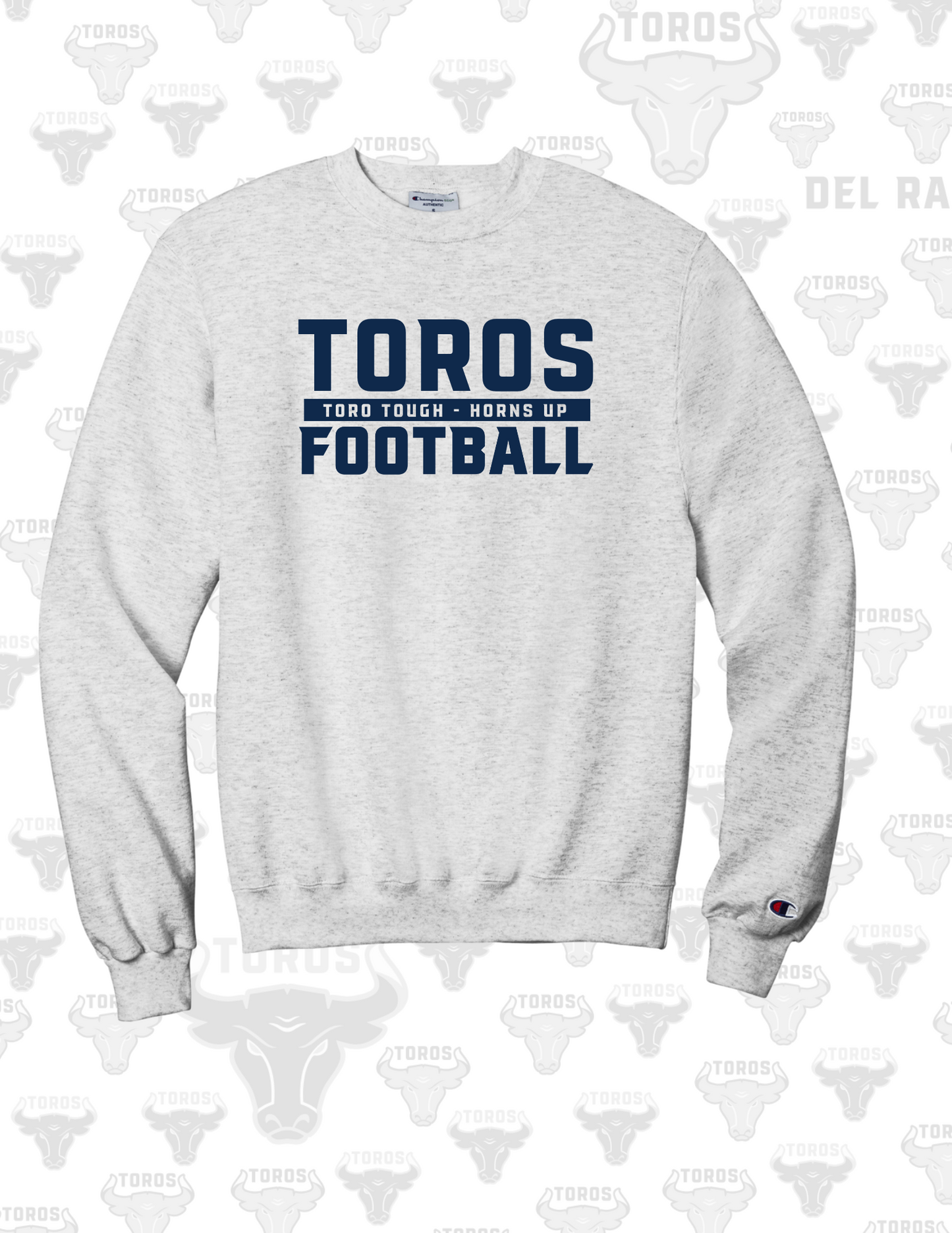 Del Rancho Toros Champion PowerBlend® Crewneck Sweatshirt