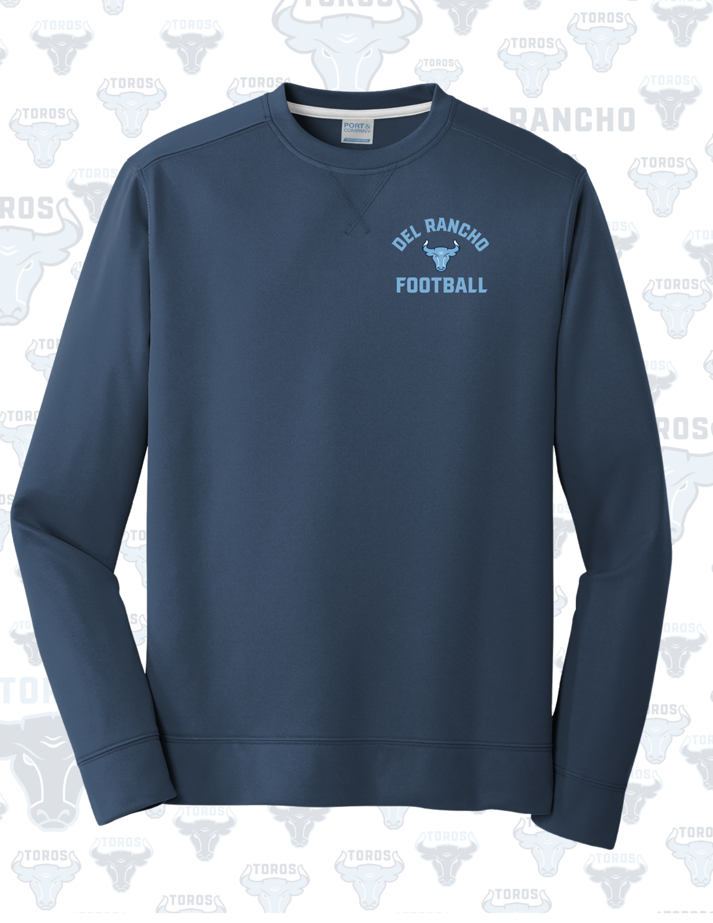 Del Rancho Football Performance Crewneck