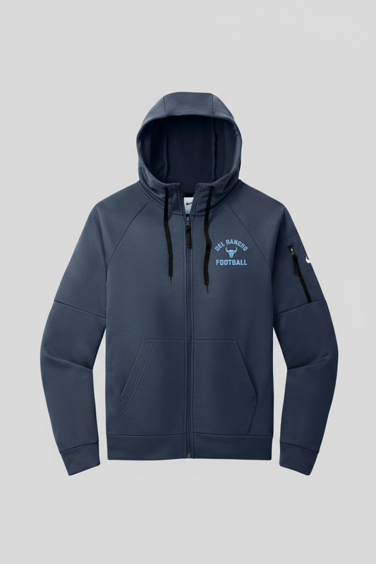 NIKE - Del Rancho Football Therma-FIT Full-Zip Hoodie