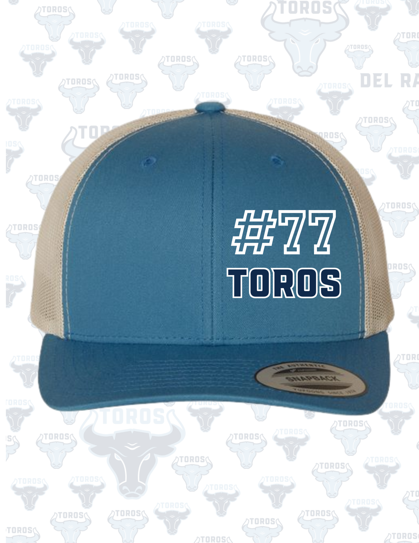 Del Rancho Toros FlexFit Trucker – Custom Player Number
