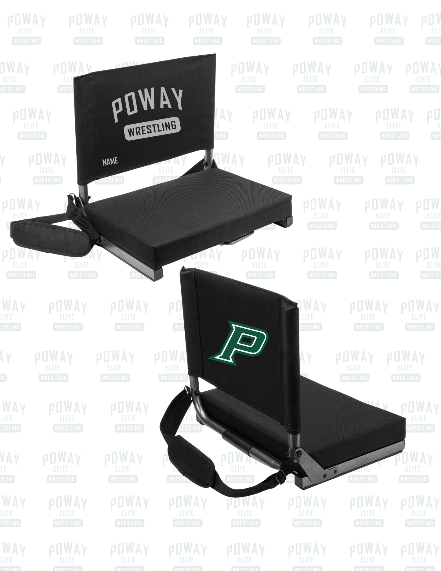 Poway Wrestling Stadium Seat   ***PERSONALIZED***
