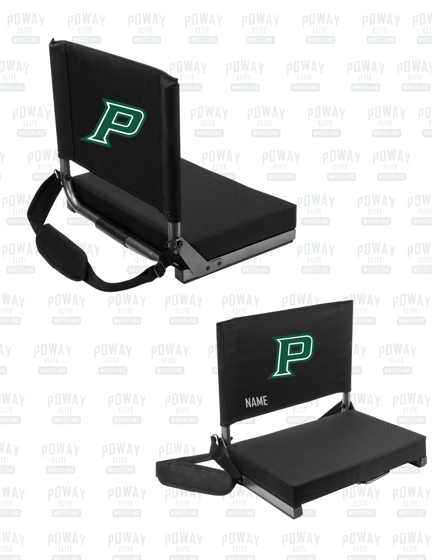 Poway Wrestling Stadium Seat   ***PERSONALIZED***