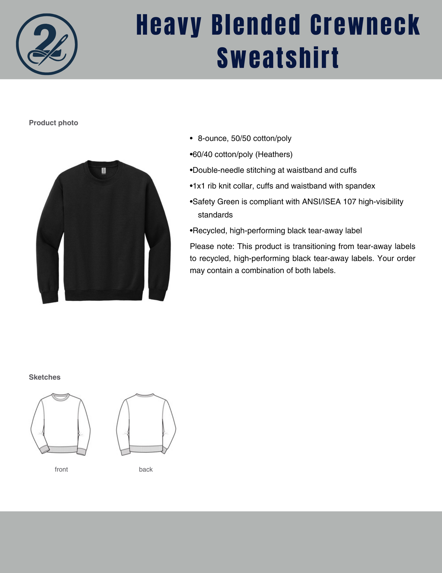 Poway Legacy Embroidered Sweatshirt   ***  PERSONALIZED  ***