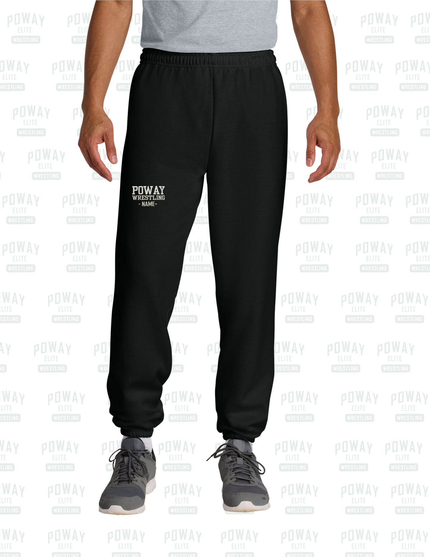 Poway Legacy Embroidered Sweatpants - ***PERSONALIZED ***