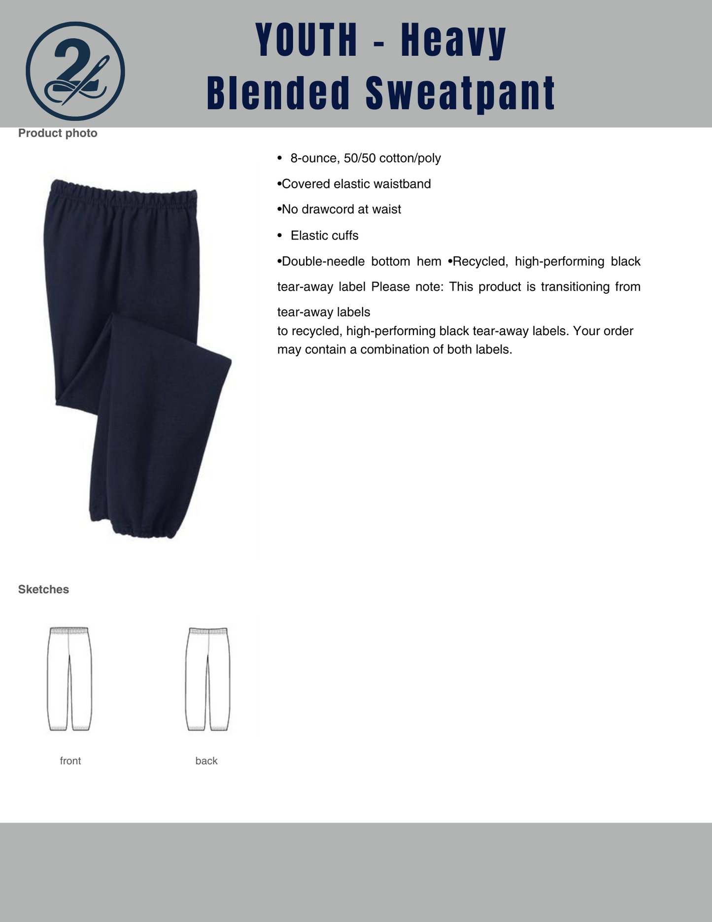 Poway Legacy Embroidered Sweatpants