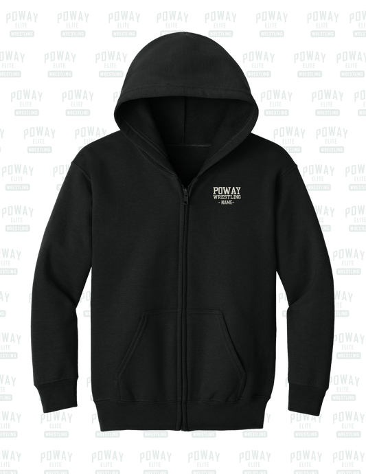 YOUTH - Legacy Embroidered Zip Hoodie ** PERSONALIZED **