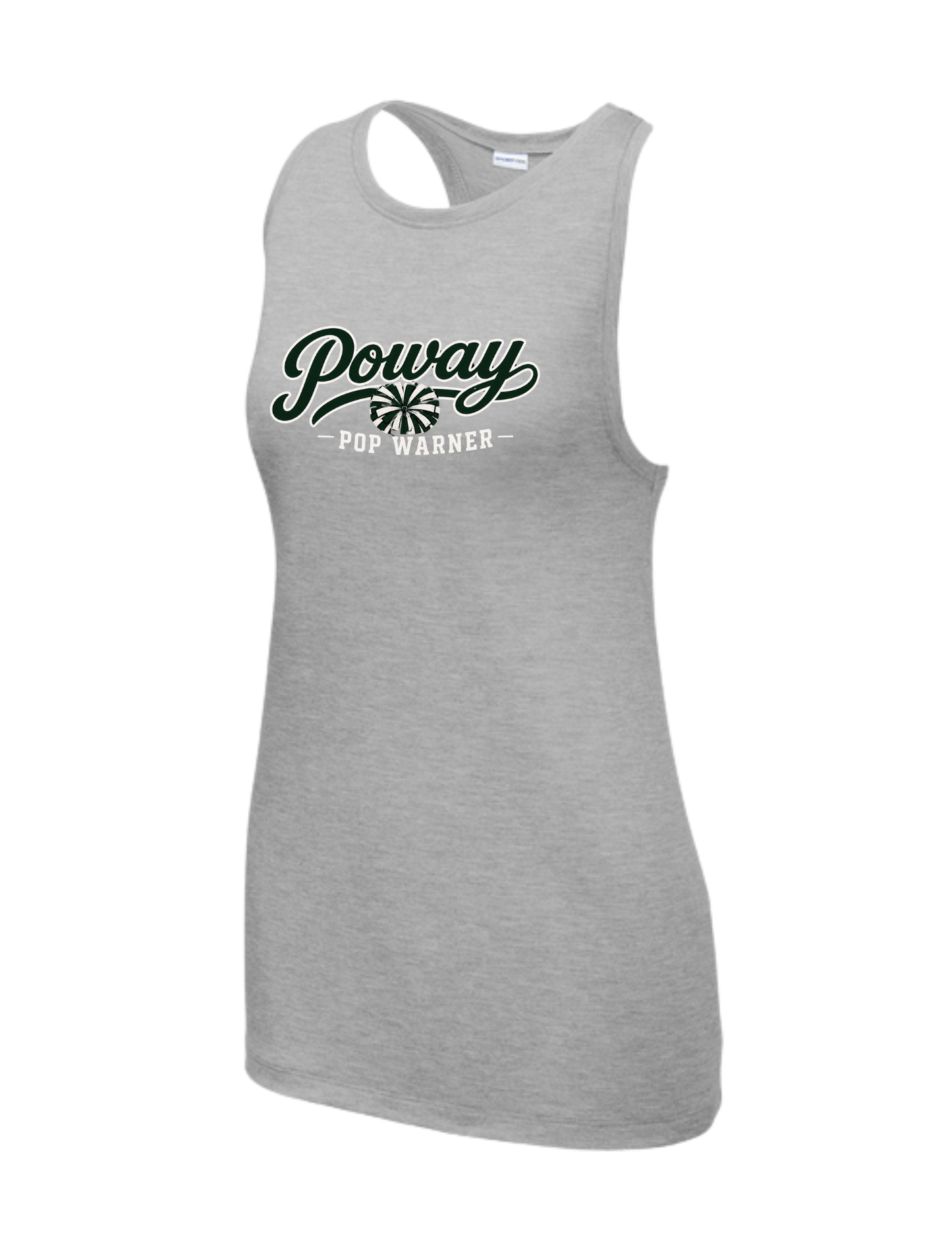 Poway Pop Warner Cheer Fan Women’s Performance Racerback Tank