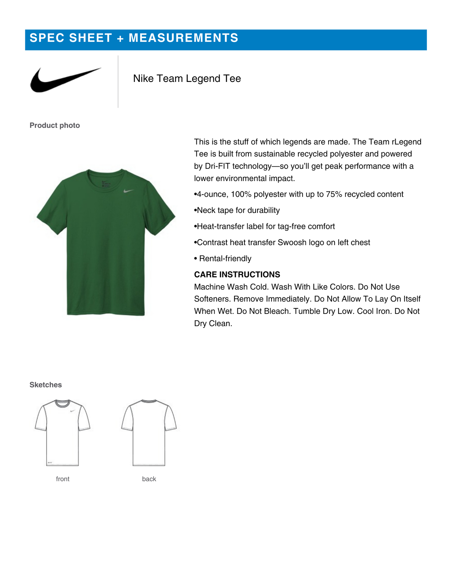 Poway Elite Nike Dri-FIT Tee