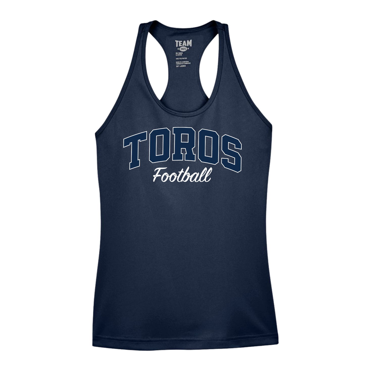 Del Rancho Toros Women’s Performance Racerback Tank
