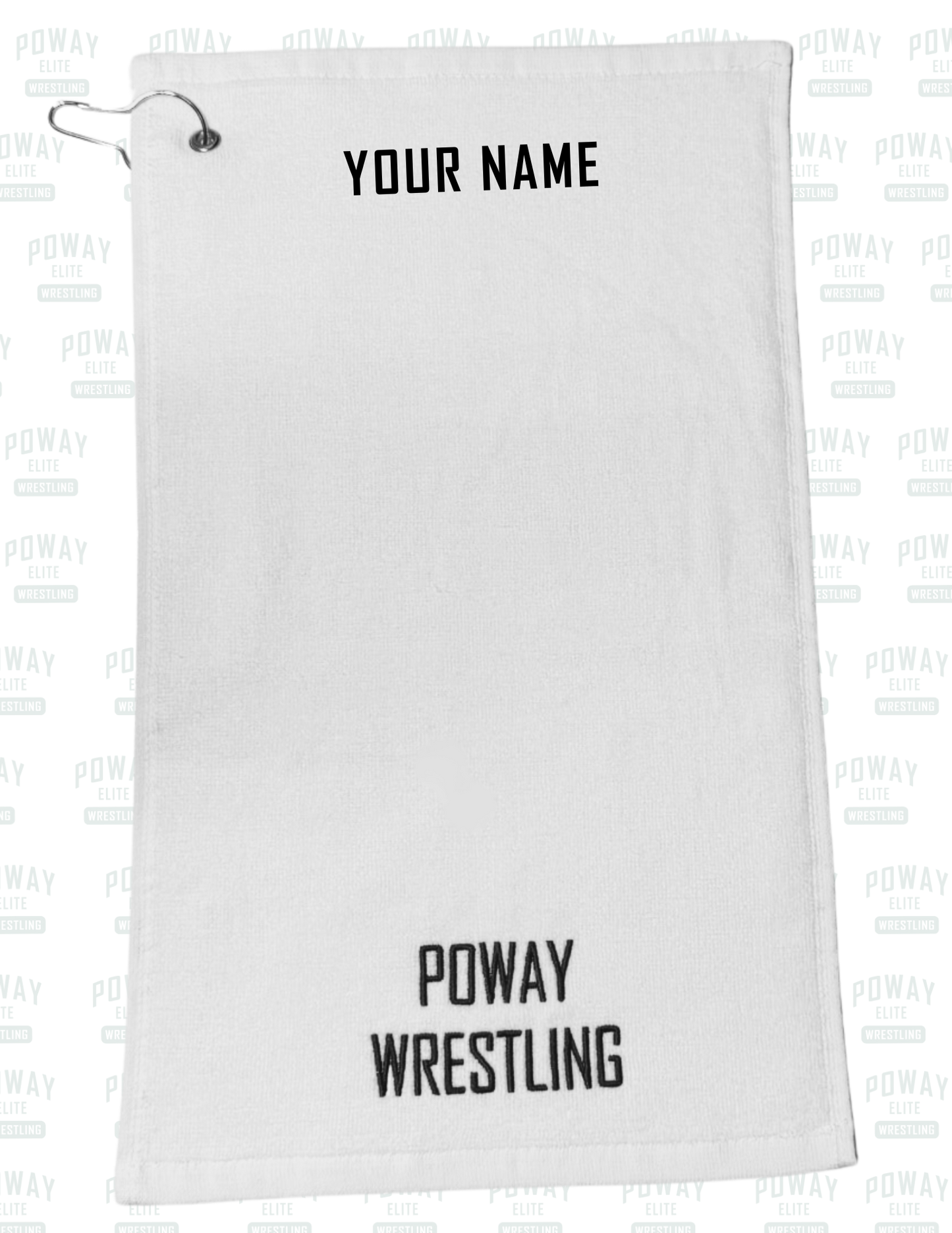 Poway Wrestling Personalized Fairway Towel
