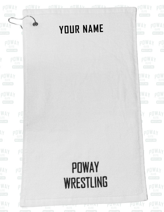 Poway Wrestling Personalized Fairway Towel