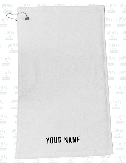 Poway Wrestling Personalized Fairway Towel