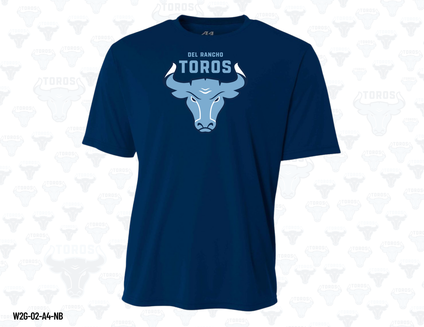 ADULT - Del Rancho Toros Performance Tee – Black