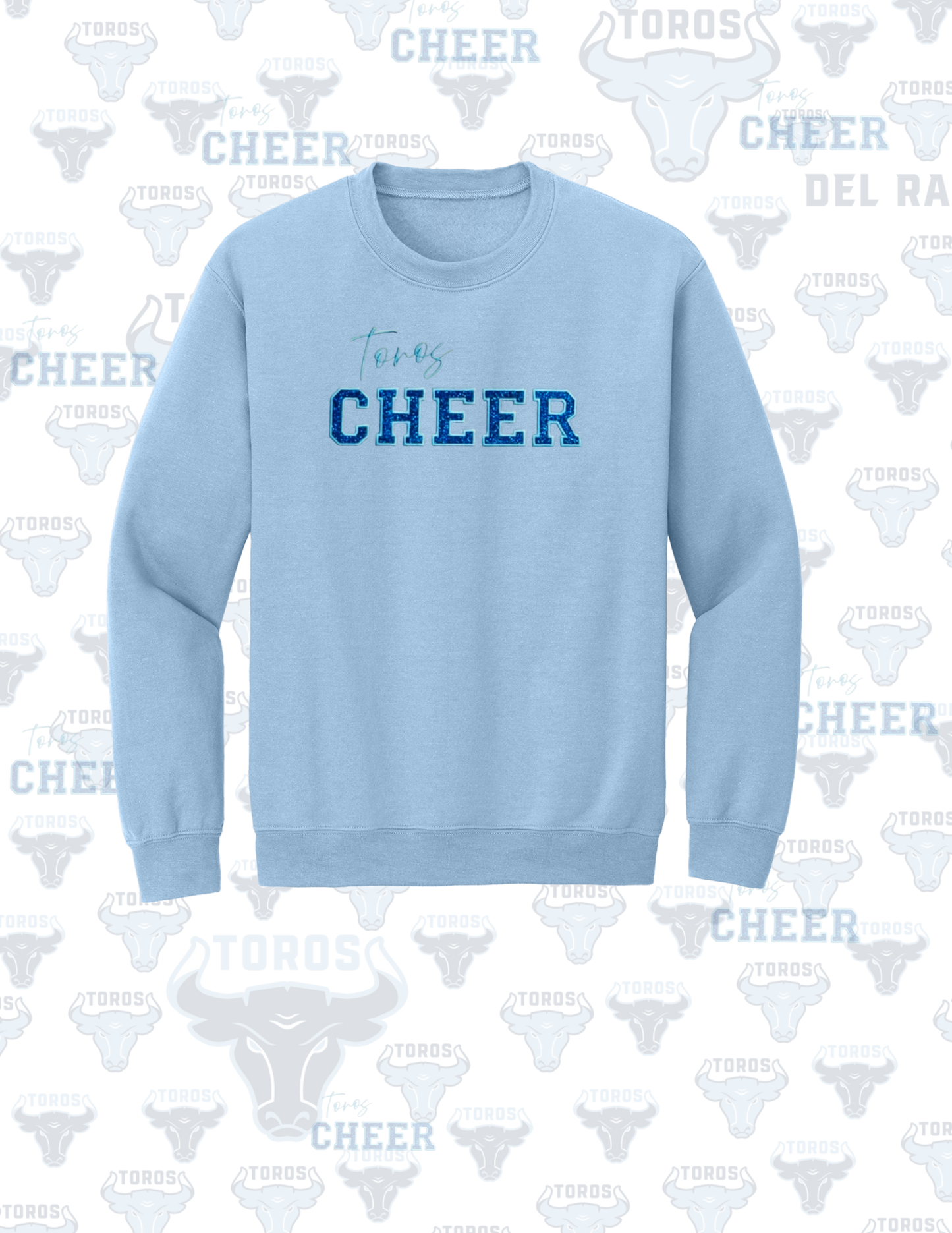 Toro Glitter Cheer Spirit Crewneck Sweatshirt