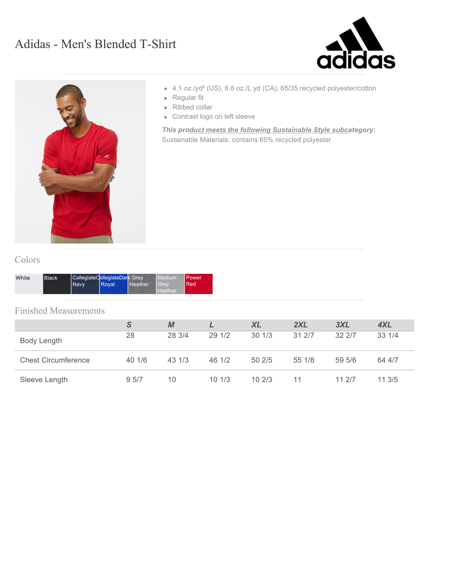 Poway Elite Wrestling – Adidas Performance Tee