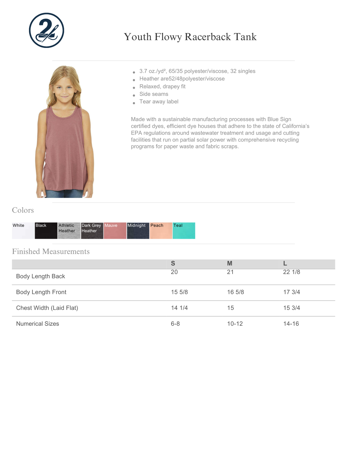 YOUTH Toro Spirit Flowy Tank