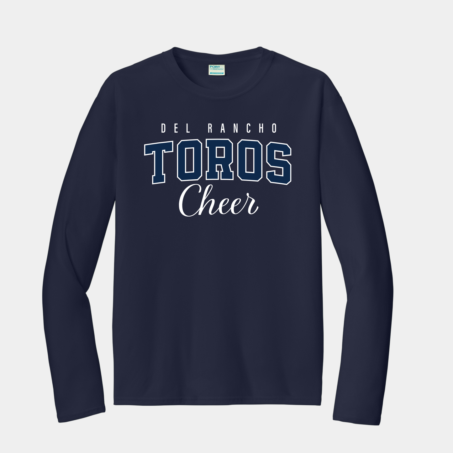 Del Rancho Toros Cheer UV Performance Long Sleeve