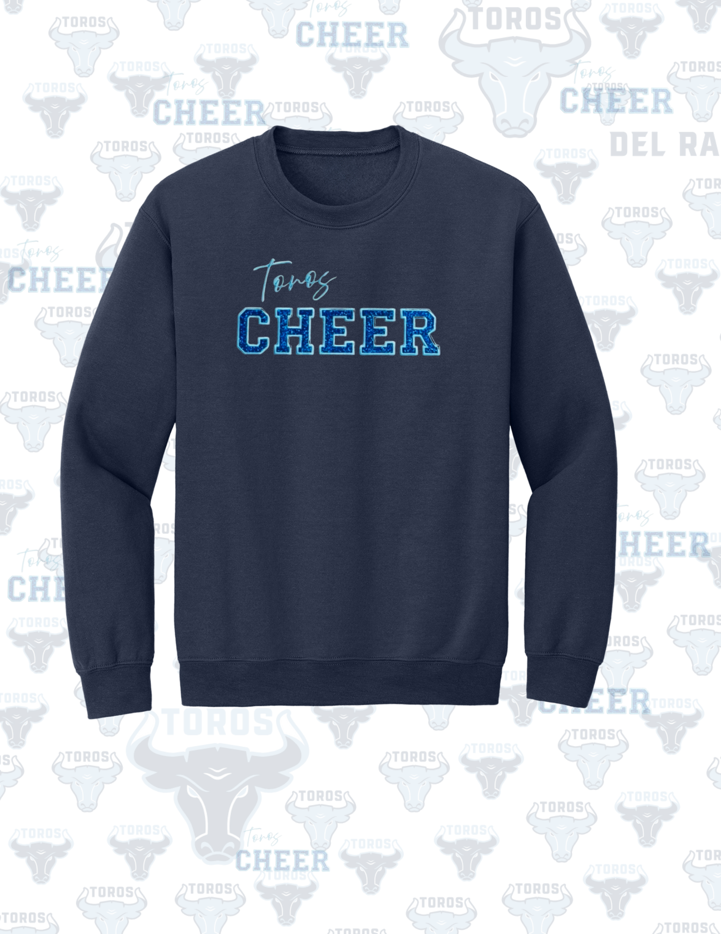Toro Glitter Cheer Spirit Crewneck Sweatshirt