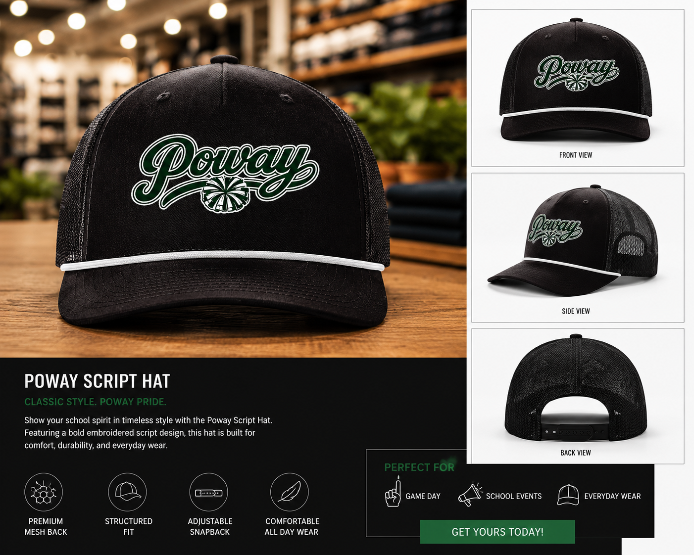 Poway Raiders Cheer Trucker