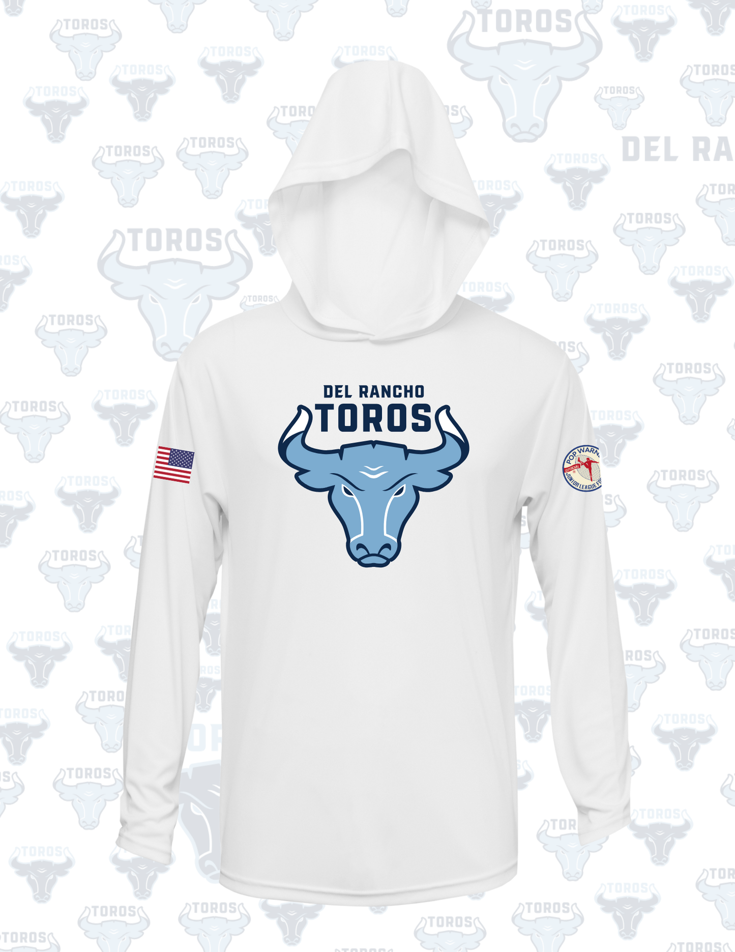 Del Rancho Toros “Vintage Grind” Performance Hoodie