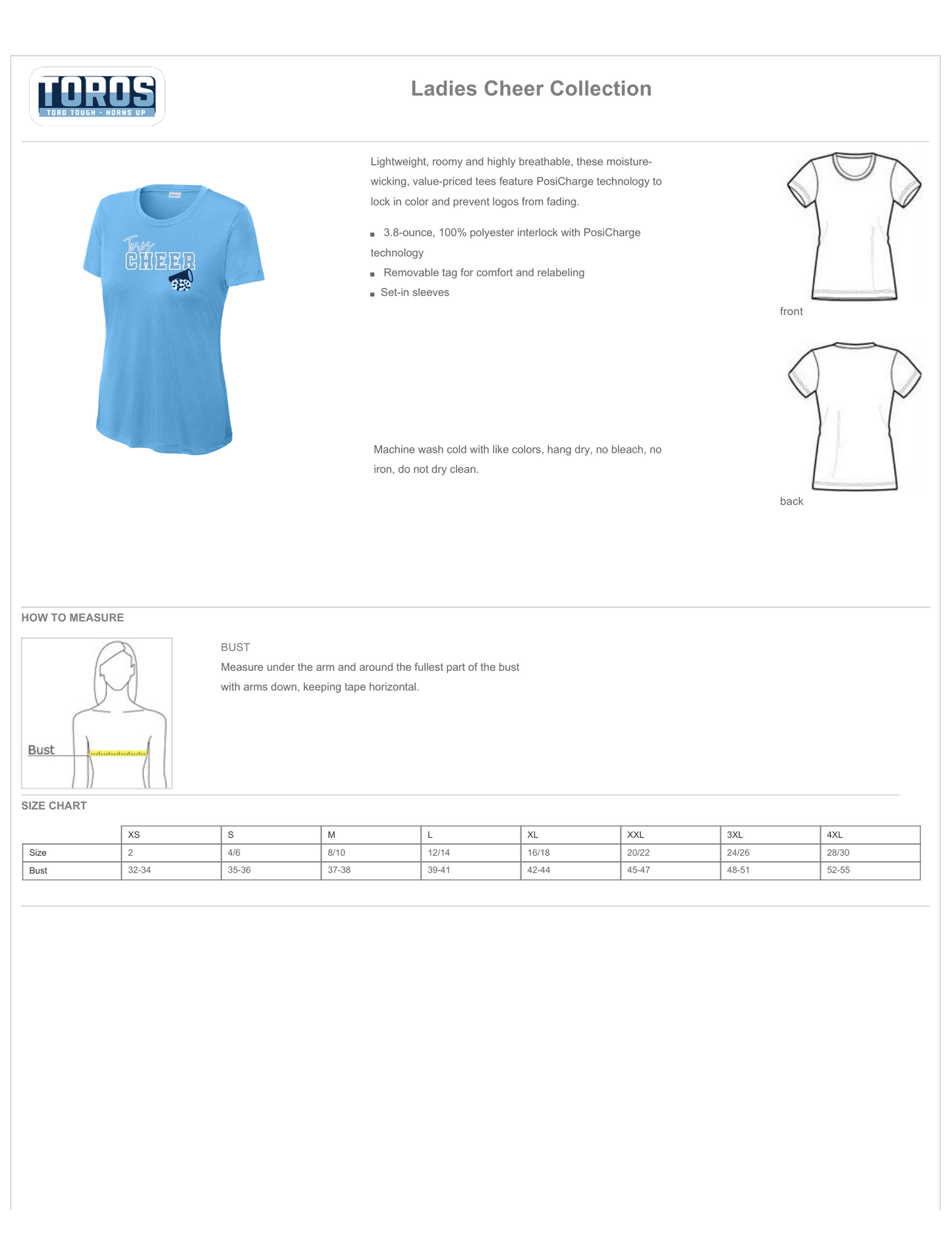 Lady Toro Tee Collection