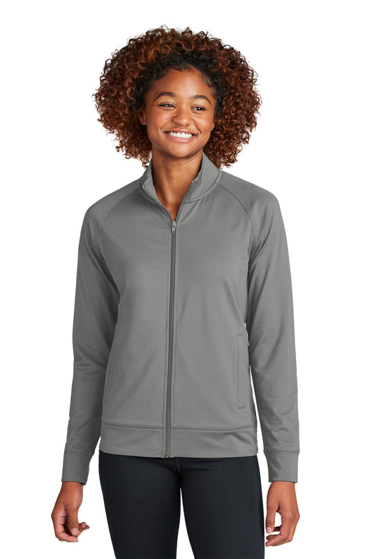 Sport-Tek ® Women's Sport-Wick ® Stretch Full-Zip Cadet Jacket LST857
