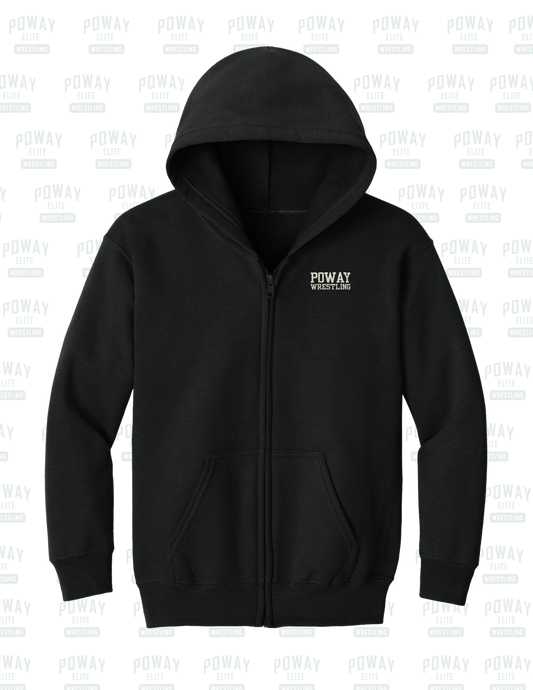 YOUTH - Legacy Embroidered Zip Hoodie