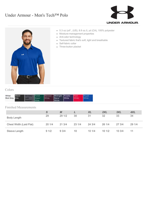 Under Armour Classic Toros Performance Polo