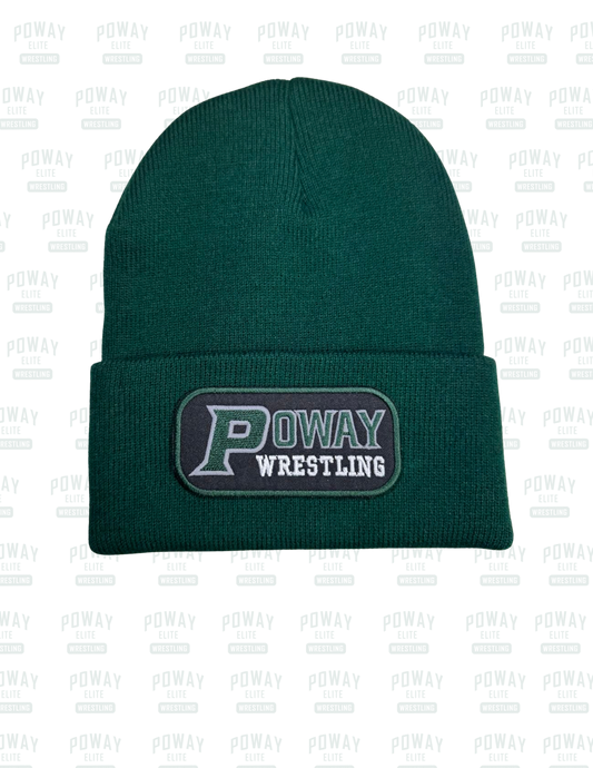 Poway Wrestling Cuffed Knit Beanie