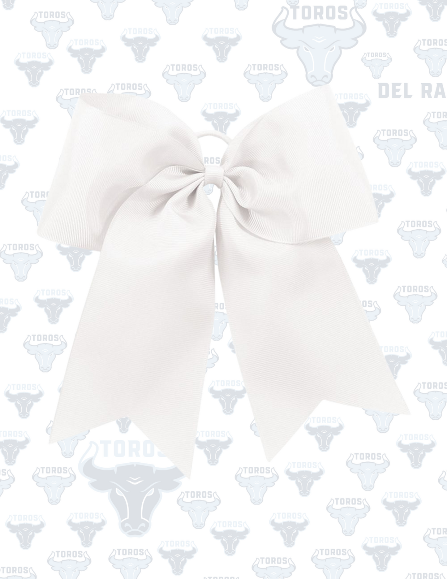 Undecorated Del Rancho Toros Cheer Bow