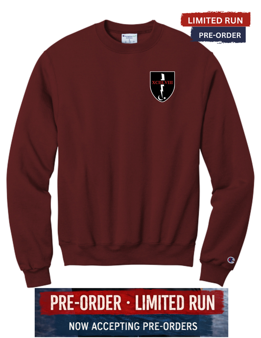 TIO Limited Run Champion® Crewneck Sweatshirt **PRE SALE SCREEN PRINT ORDER**