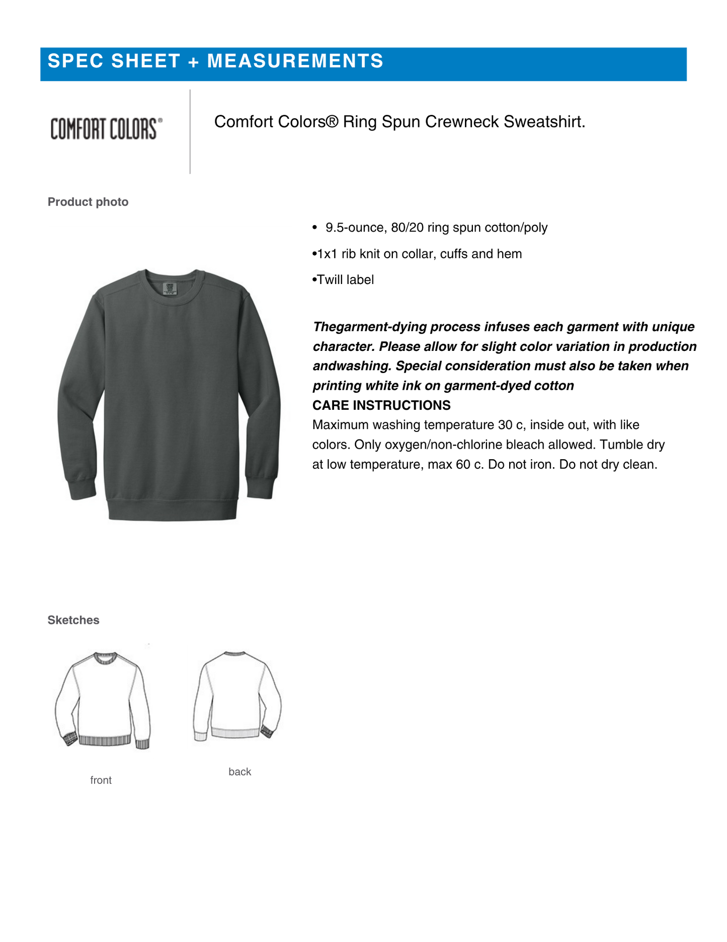 TIO Heritage Patch Crewneck