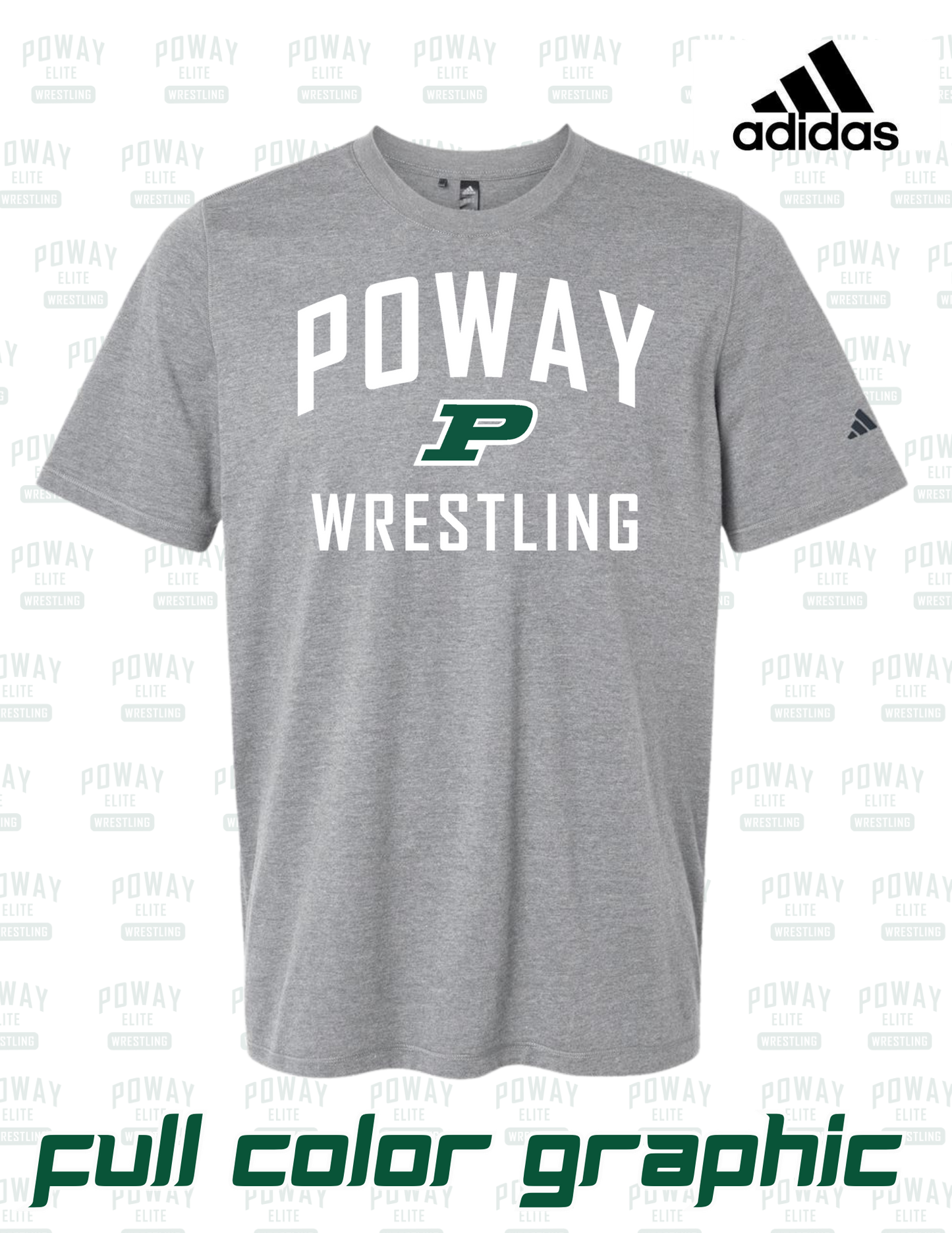 Poway Wrestling – Adidas Performance Tee