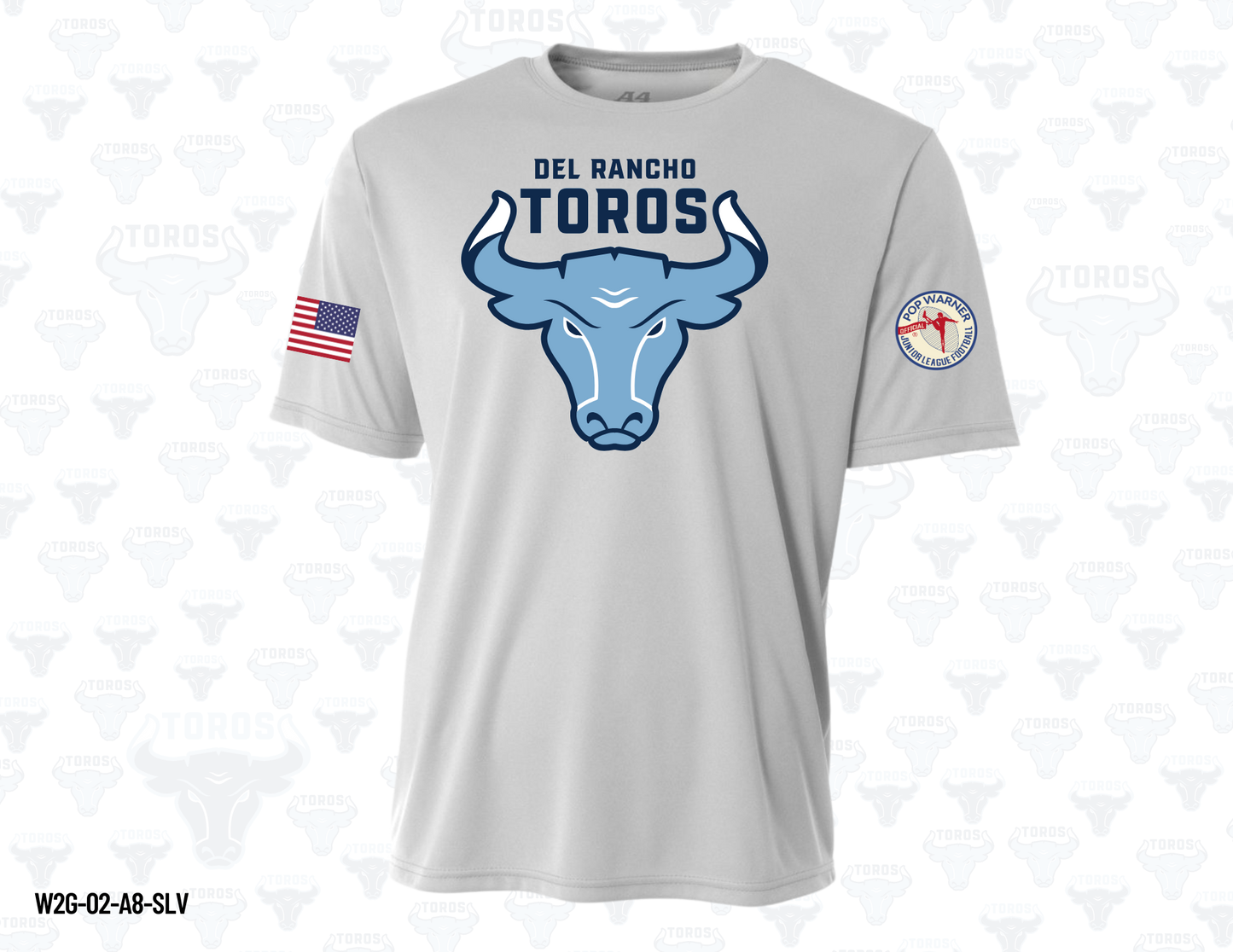 ADULT - Vintage Gridiron Tee – Del Rancho Toros Edition