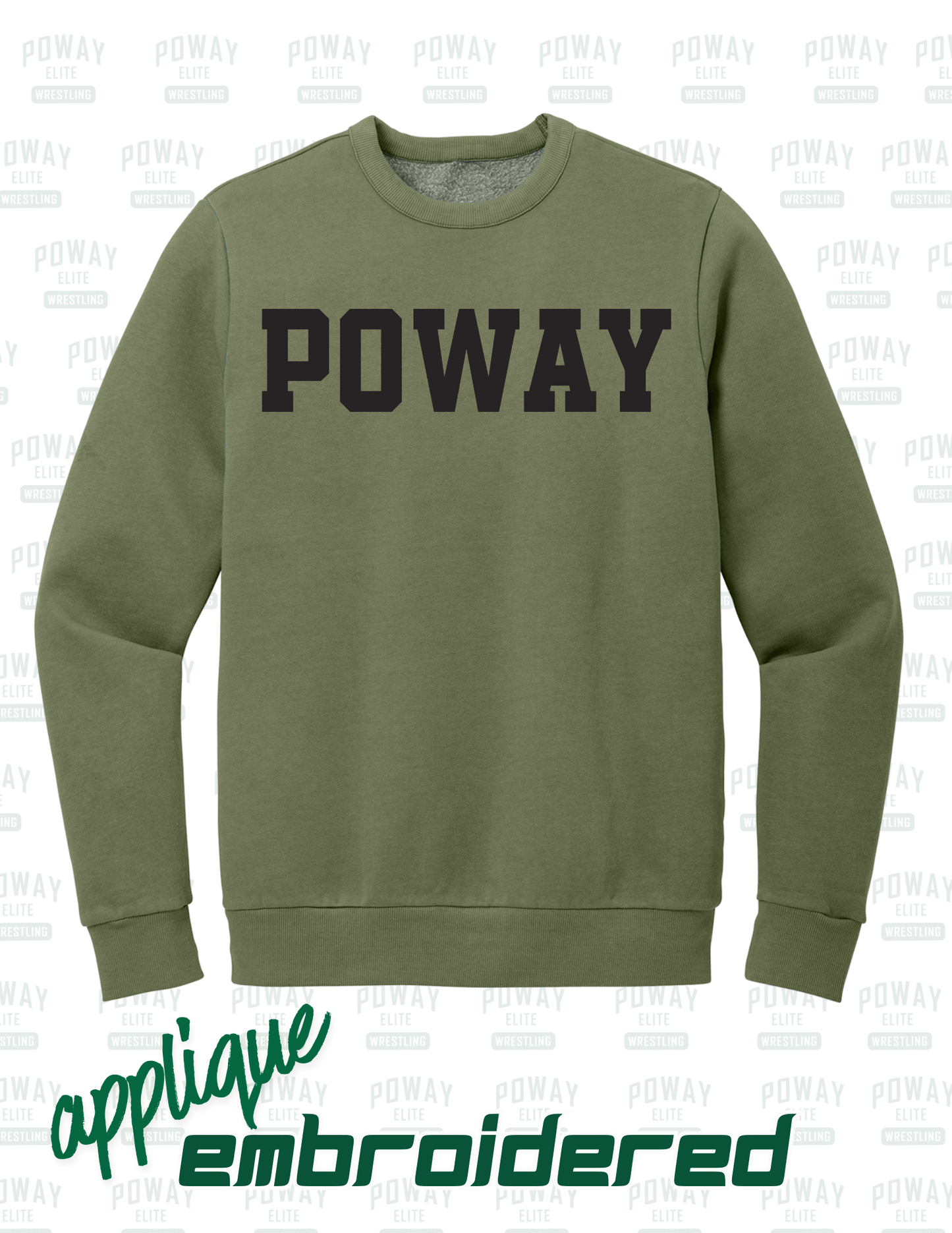 Poway Heritage Pigment-Dyed Appliqué Sweatshirt