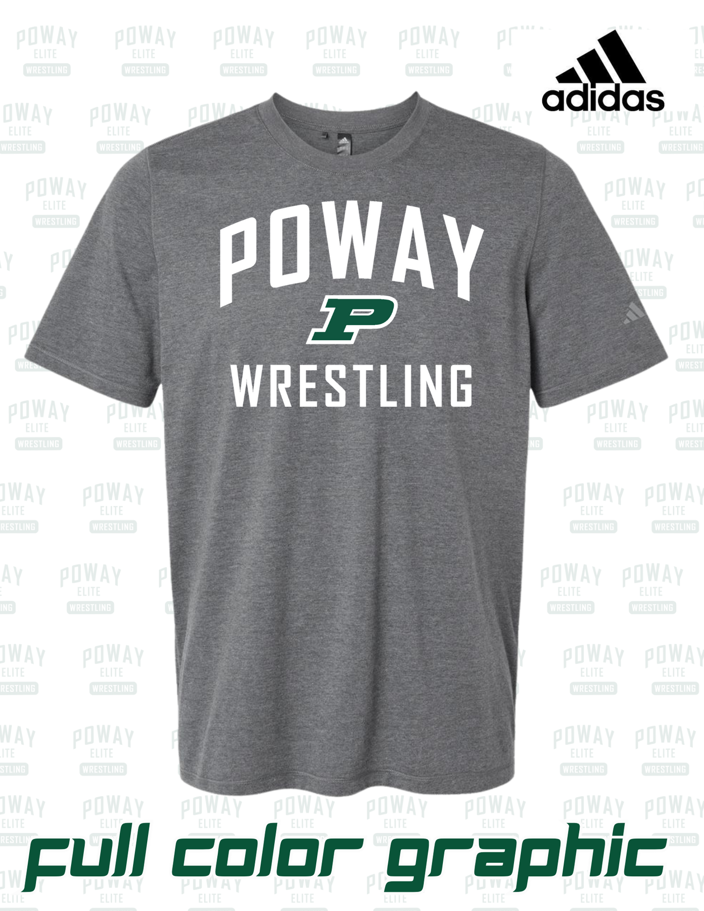 Poway Wrestling – Adidas Performance Tee