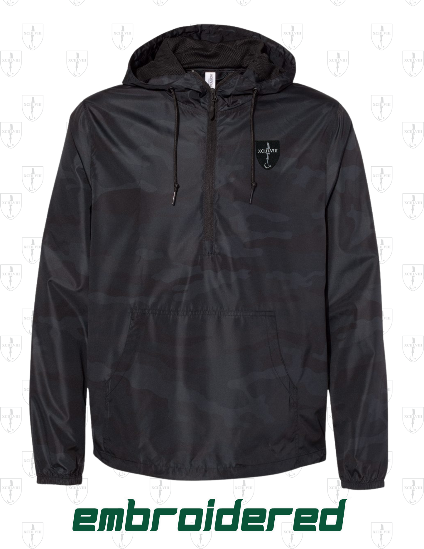 TIO Performance Windbreaker 1/4 Zip – Water-Resistant & Embroidered