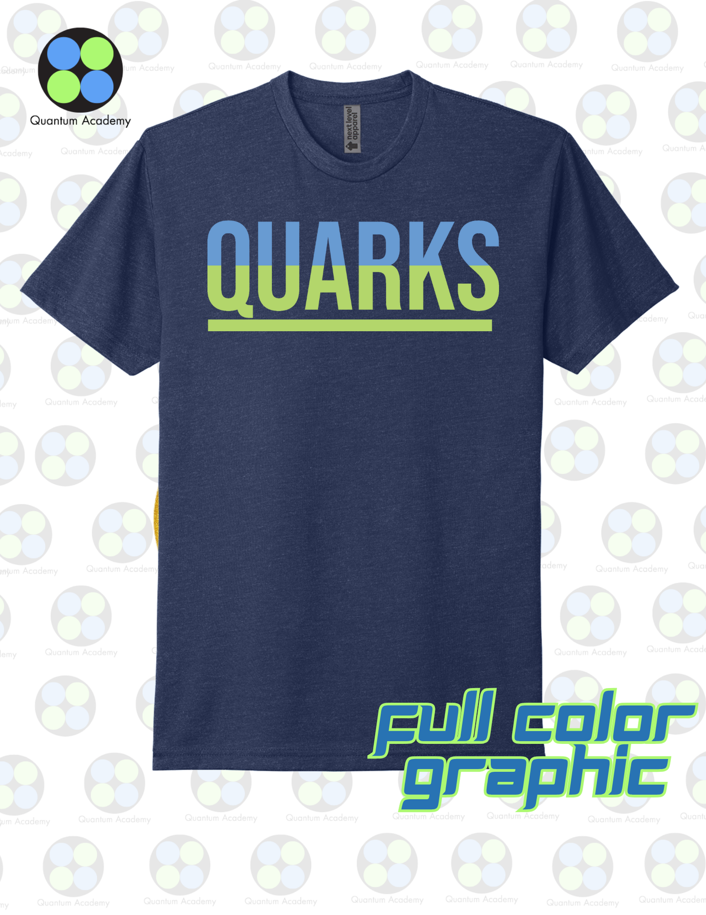 Quantum Academy “QUARKS” Full-Color Graphic Tee