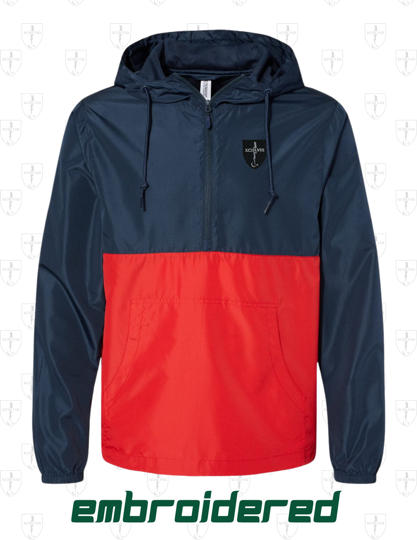 TIO Performance Windbreaker 1/4 Zip – Water-Resistant & Embroidered