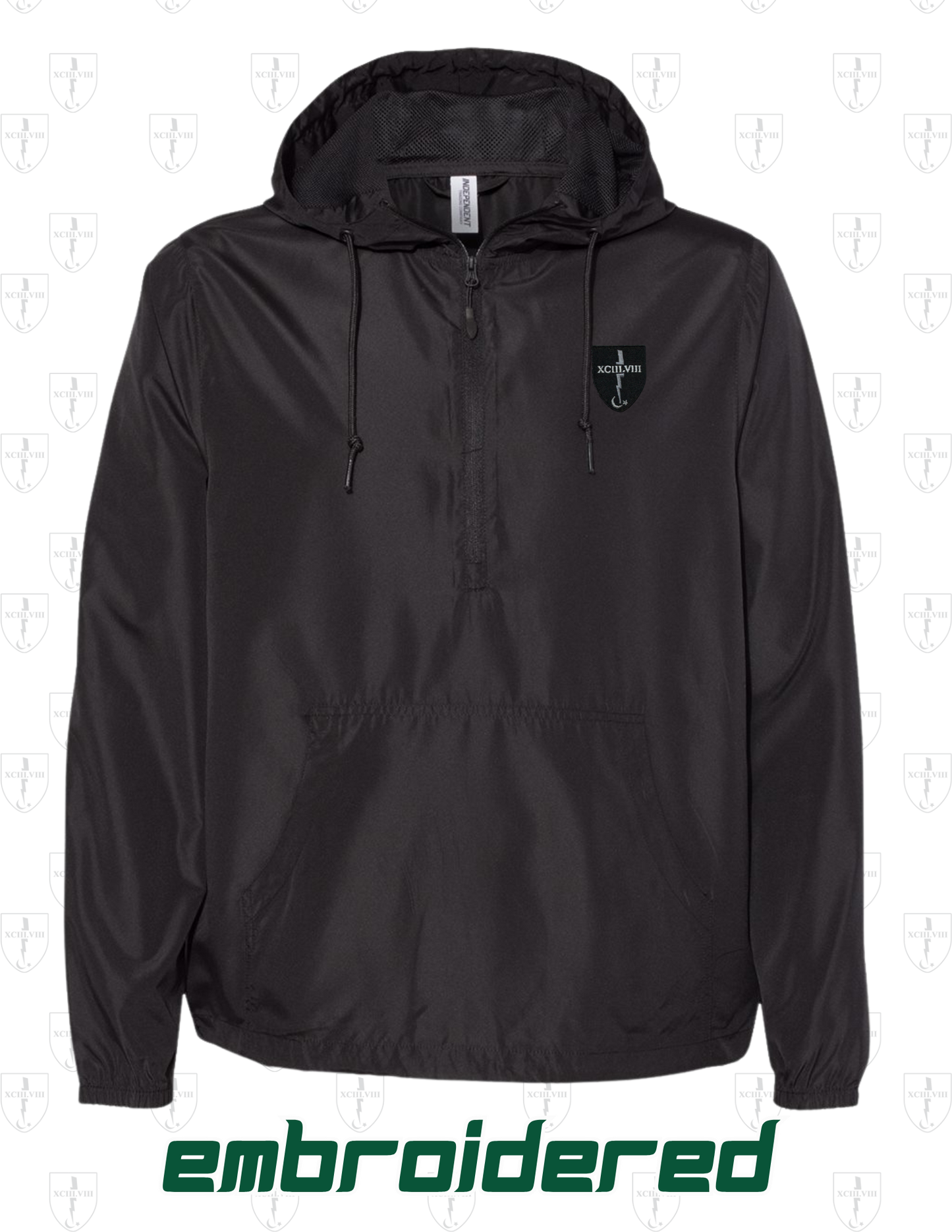 TIO Performance Windbreaker 1/4 Zip – Water-Resistant & Embroidered