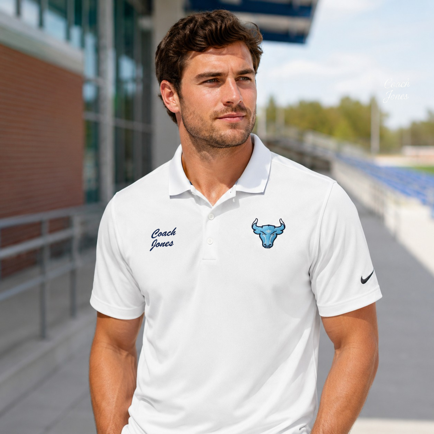 Toros Nike Dri-FIT Micro Pique 2.0 Polo - Coach Name Edition