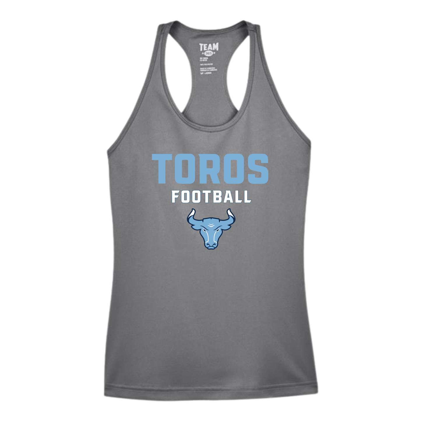 Del Rancho Toros Women’s Performance Racerback Tank
