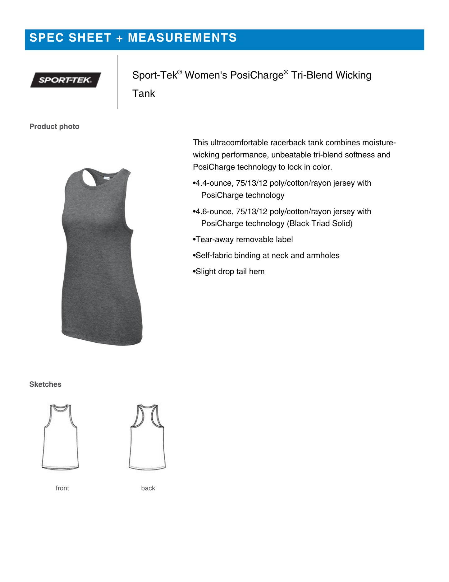 Poway Pop Warner Cheer Women’s Performance Racerback Tank
