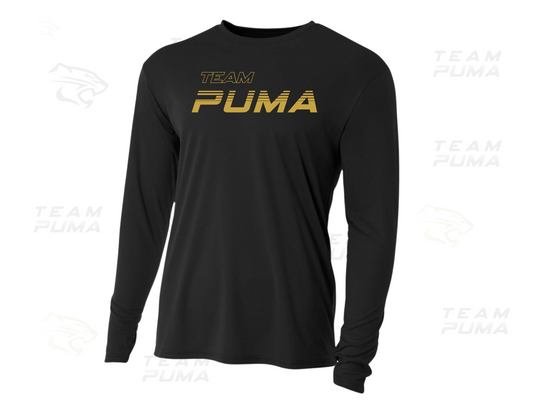 YOUTH - Team Puma Cooling Performance Long Sleeve Crew
